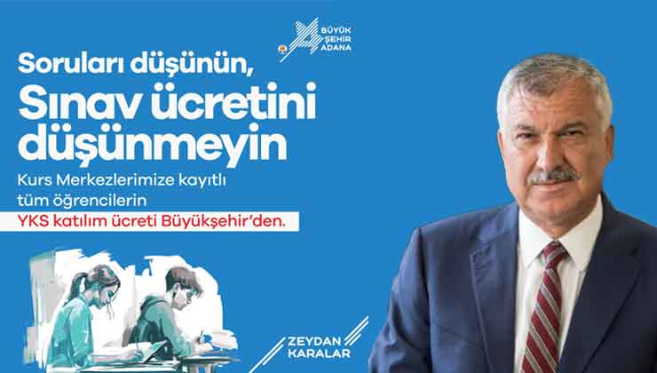 Zeydan Karalar, Öğrencilerin YKS Ücretini Ödeyecek