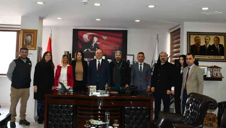 THK Başkanı Üçüncü, Başkan Elçin'i Ziyaret Etti