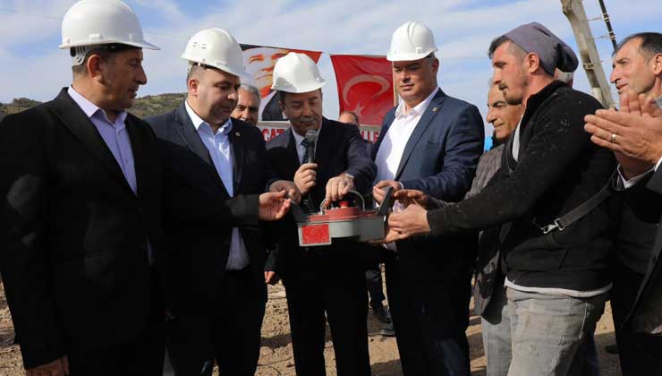 Başkan Gürkan, Enez'de Temel Atma Törenine Katıldı