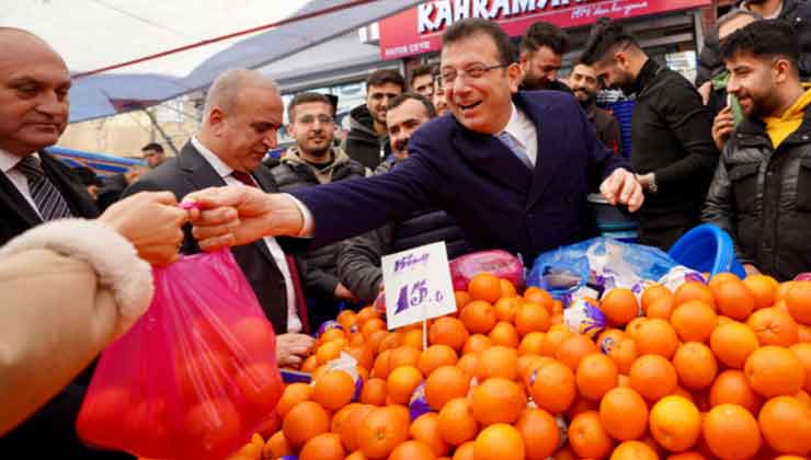 İmamoğlu ve Epözdemir Semt Pazarını Ziyaret Etti