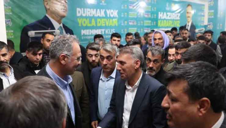 Mehmet Kuş’un Seçim Ofisi Dolup Taşıyor