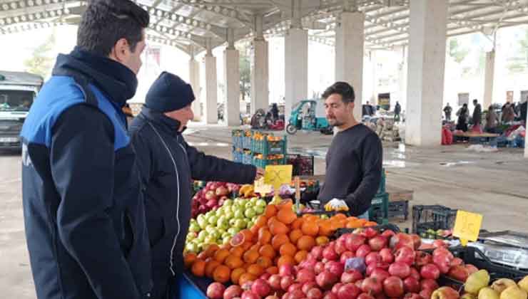 Başkan Şahin, Pazar Denetimleri Devam Ediyor
