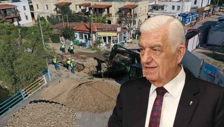 Osman Gürün, Bodrum İçme Suyu Hattını Yeniliyor