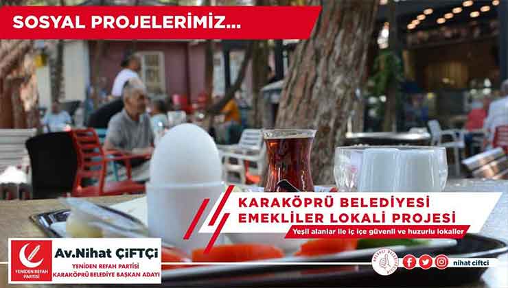 Nihat Çiftçi, Projeleriyle Karaköprü’ye Değer Katacak
