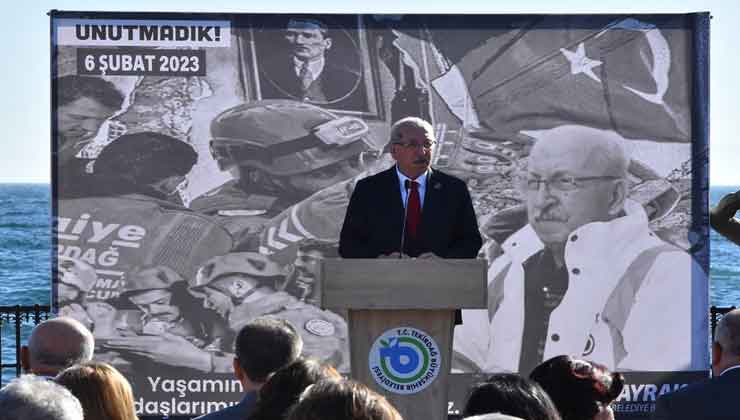 Tekirdağ Belediyesi Asrın Felaketini Unutmadı