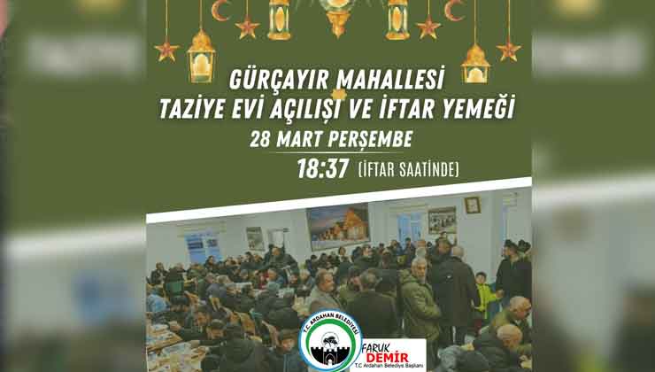 Faruk Demir'den Açılış ve İftara Davet