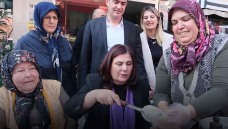 Koçarlı Pazarında Çerçioğlu'na Yoğun İlgi