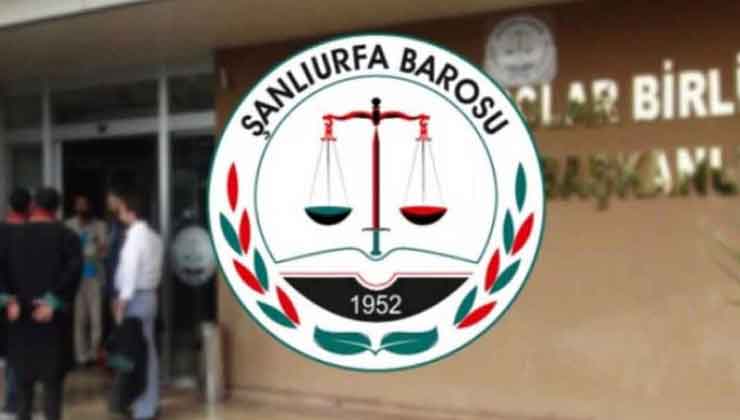 Urfa Barosu'ndan Basın Açıklaması