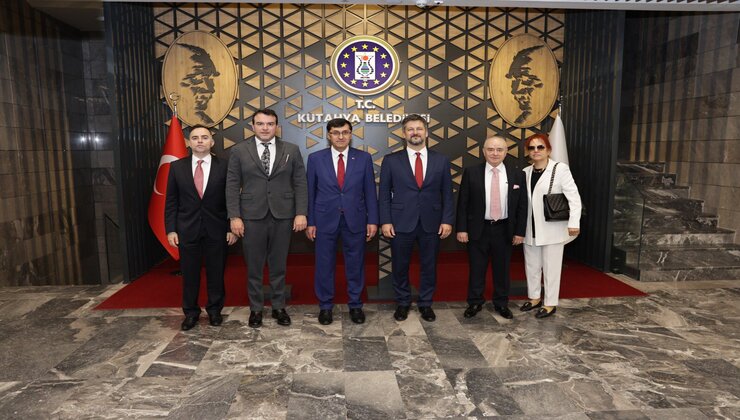 Kütahya Belediyesi Macaristan Ankara Büyükelçisi ve Fahri Konsolosu'nu Ağırladı.