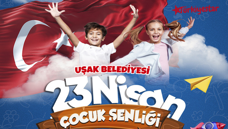 Büyük Önder Mustafa Kemal Atatürk’ün tüm dünya çocuklarına armağan ettiği 23 Nisan Ulusal Egemenlik ve Çocuk Bayramı; tüm yurtta olduğu gibi Uşak’ta da büyük bir coşkuyla kutlanacak