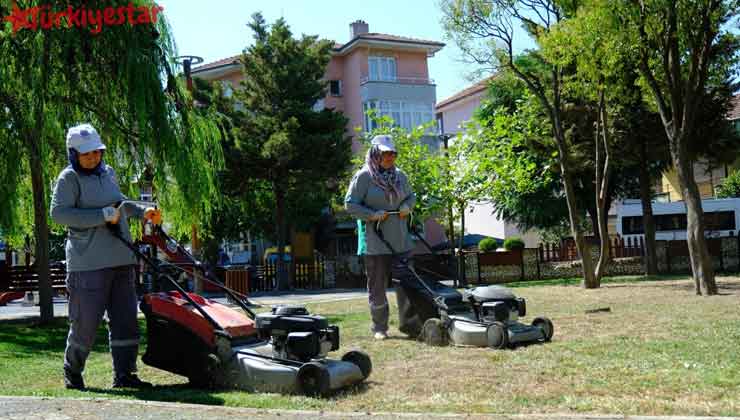 Başkan Şehirli Parklarda Bahar Bakımı Başladı
