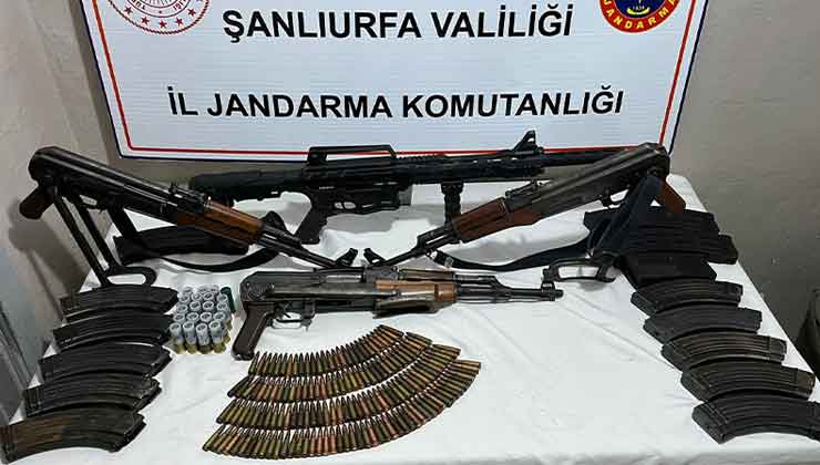 Siverek'te Çok Sayıda Silah Ele Geçirildi