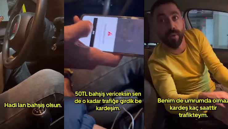 200 TL Tutan Taksi Ücreti İçin 250 TL İstedi