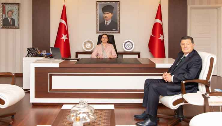 Yalçınkaya'nın İlk Ziyareti Vali Arslan'a Oldu
