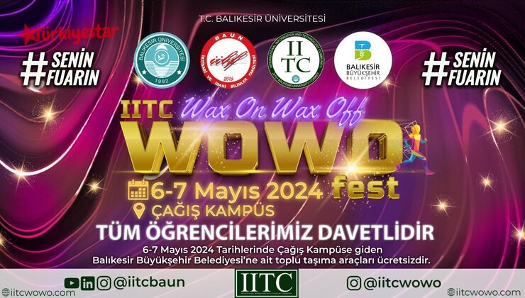 Balıkesir Üniversitesi'nin ev sahipliğinde düzenlenecek olan "Wax Off Wax On Fuarı", gençlerin kariyer yolculuklarına destek olmak amacıyla düzenleniyor.