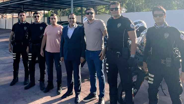 Begit, Motosikletli Polisleri Ziyaret Etti