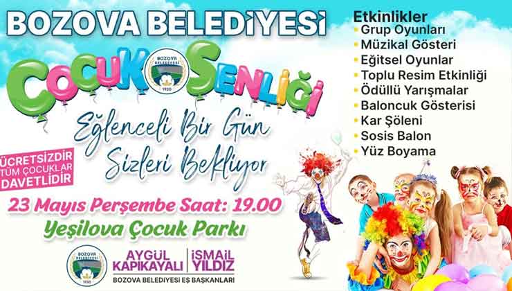 Bozova Belediyesi'nden Çocuklara Eğlence