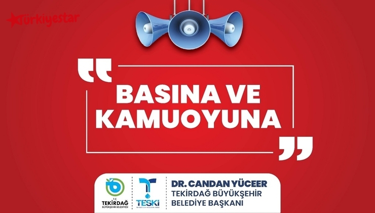 Tekirdağ Büyükşehir Belediyesi Başkanı Candan Yüceer, TESKİ (Tekirdağ Su ve Kanalizasyon İdaresi) giydirmeli bir vidanjörün Ergene Nehri civarında deposunda mevcut atıklardan arta kalan birikintiyi boşaltmasıyla ilgili çıkan haberler üzerine basın ve kamuoyuna duyuru yayınladı.