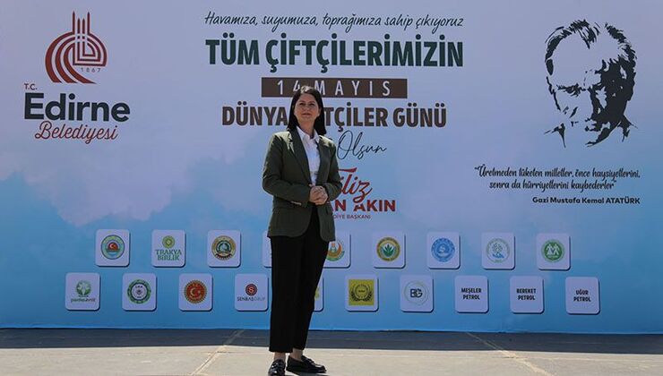 Edirne Belediye Başkanı Av. Filiz Gencan Akın’ın talimatlarıyla düzenlenen ve şehirdeki tüm tarım kuruluşlarının katıldığı 14 Mayıs Dünya Çiftçiler Günü kutlama etkinlikleri gerçekleştirildi.