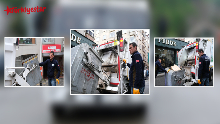 Giresun Belediye Başkanı Fuat Köse, iş elbiselerini giyip eldivenlerini takarak temizlik işlerinde çalışan ekiplerle birlikte çöp topladı.