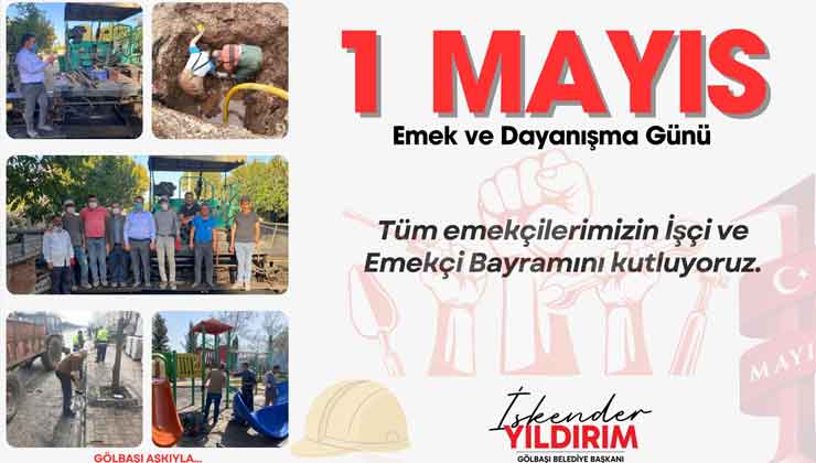 Başkan Yıldırım'dan 1 Mayıs Mesajı