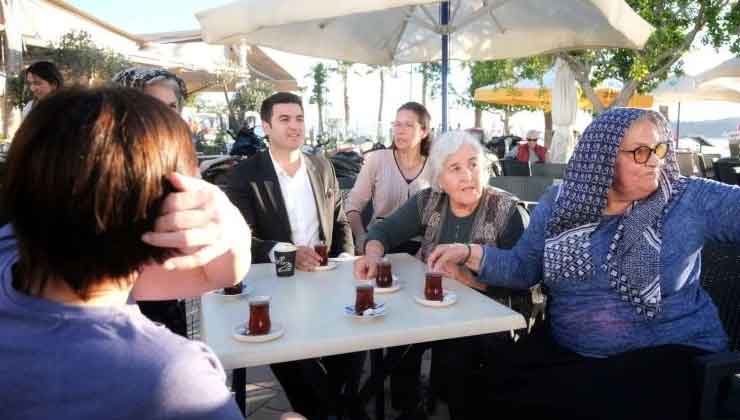 Başkan Mandalinci Kumbahçe'yi Ziyaret Etti