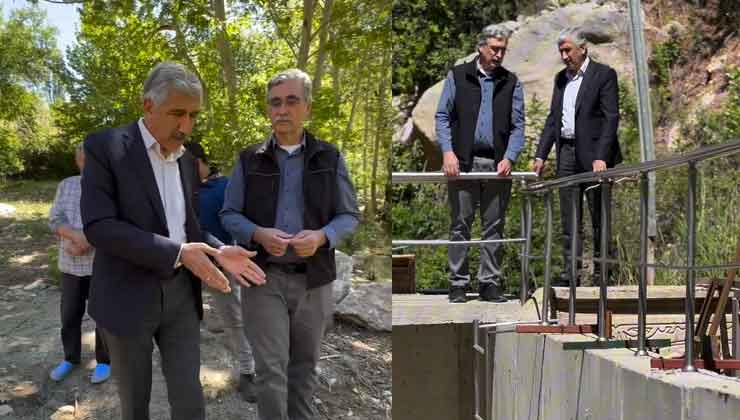 Hallaç, Projeleri Yerinde İnceledi