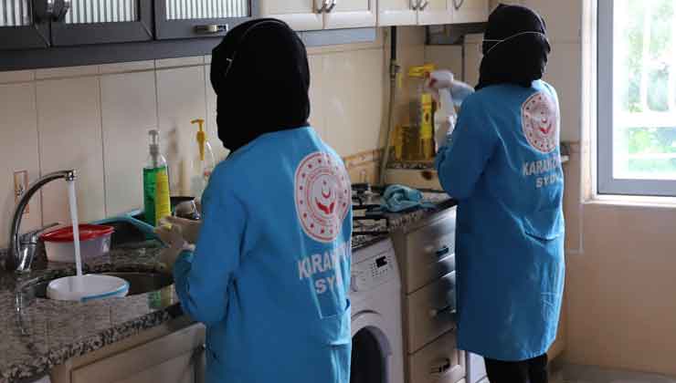 Karaköprü’de Yaşlılar Ve Engelliler Unutulmuyor