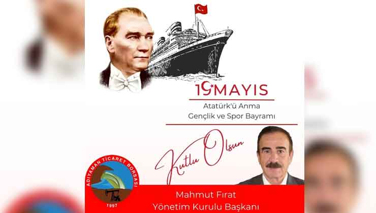 Mahmut Fırat'tan 19 Mayıs Mesajı