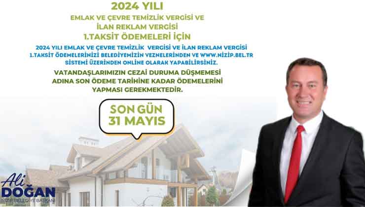 Başkan Doğan Duyurdu! Son Ödeme 31 Mayıs