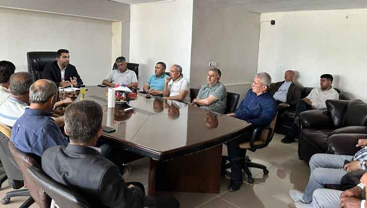 Başkan Bozan Muhtarlarla Toplantı Yaptı