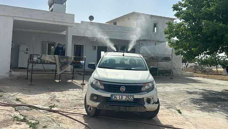 Suruç'ta İlaçlama Çalışmalarına Devam