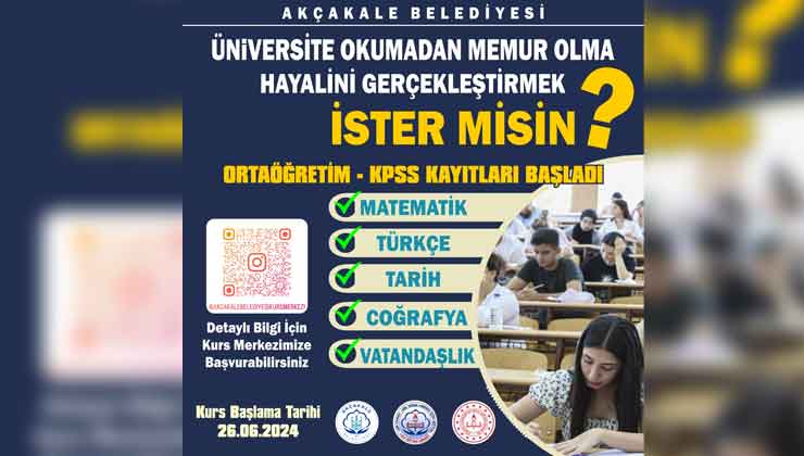 Başkan Ayhan, KPSS Kursu Açtı