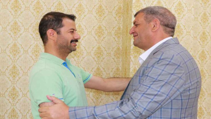 Kaymakam Bertan, Ayhan'ı Ziyaret Etti