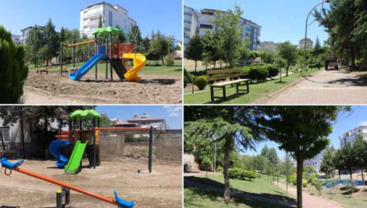 İkizer'den Parklarda Bakım Onarım Çalışması