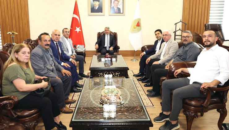 Başkan Bozan, Vali Ünlüer'i Ziyaret Etti