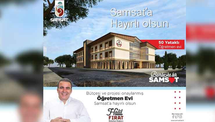 Başkan Fırat Samsat'a Müjdeyi Verdi
