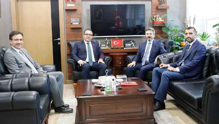 Başkan Fırat, Bakan Aydın'ı Ziyaret Etti