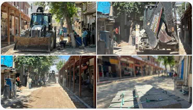Suruç'ta Yol Çalışmaları Devam Ediyor
