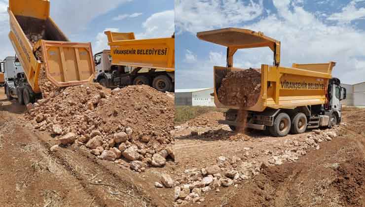 Viranşehir Belediyesi'nden Yol Çalışması
