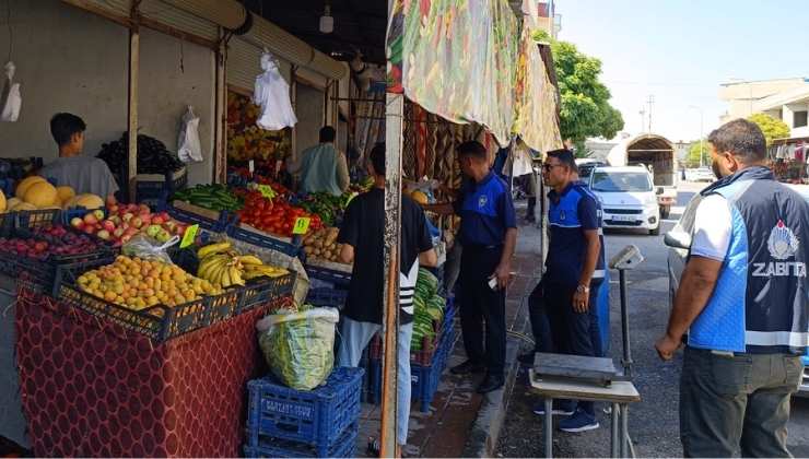 Akçakale'de Kaldırım İşgaline Uyarı