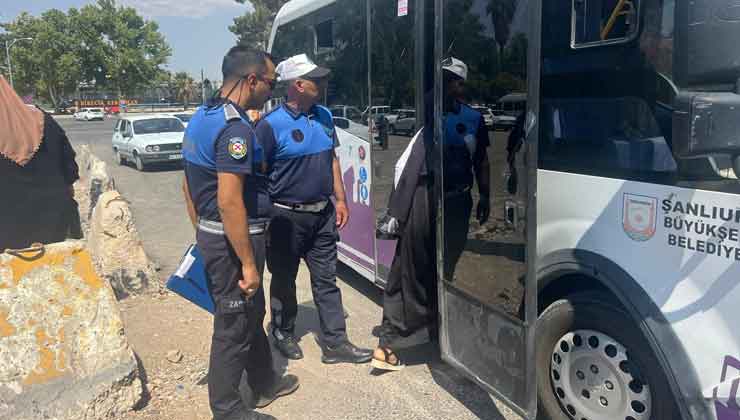 Birecik'te Toplu Taşımalarda Klima Denetimi