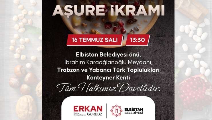 Başkan Gürbüz'den Aşure İkramı