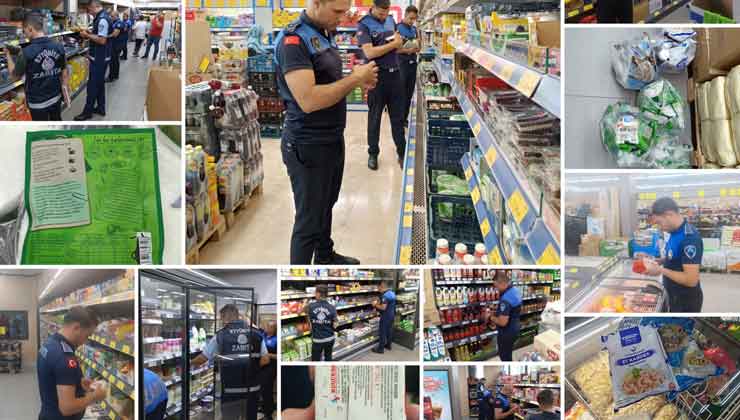 Eyyübiye Zabıtası Zincir Marketleri Denetledi