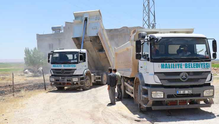 Haliliye Kırsalında Üstyapı Çalışması