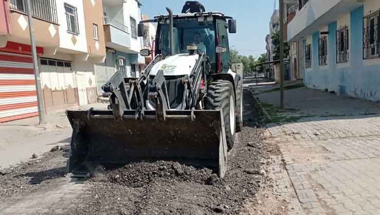 Viranşehir'de Deforme Yollar Onarılıyor