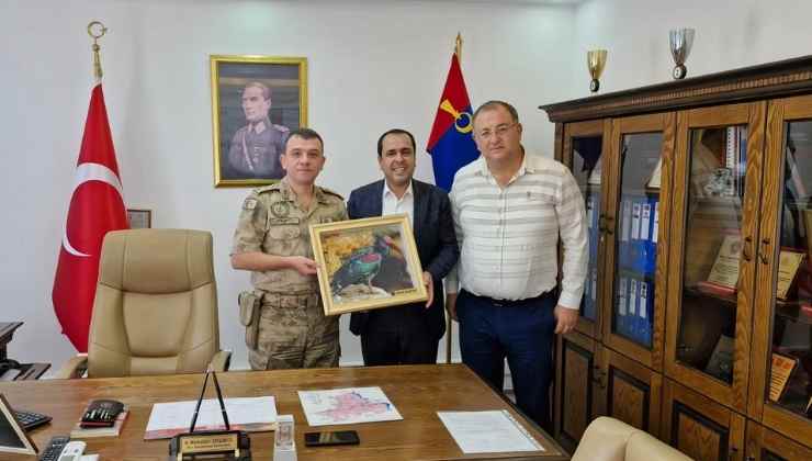 Begit'ten Jandarma Komutanına Ziyaret