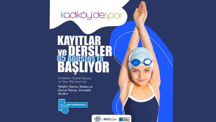 Kadıköy'de Yüzme İçin Kayıtlar Başladı