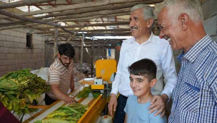 Başkan Hallaç, Çiftçileri Ziyaret Etti