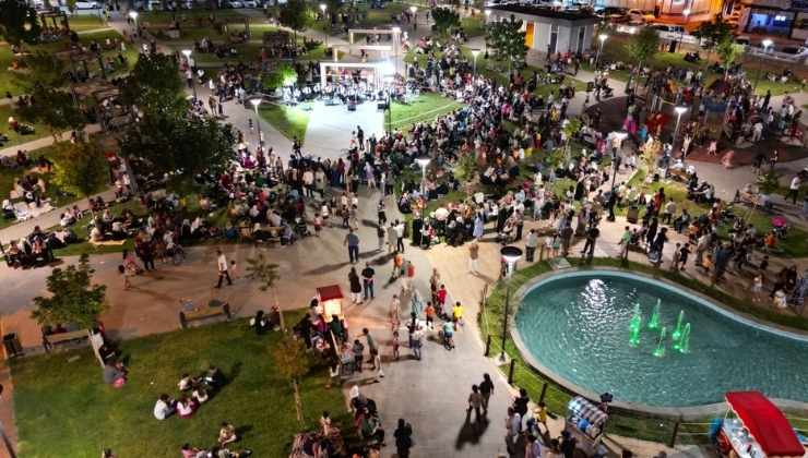 Siverek'te Açık Hava Konserleri Sürüyor